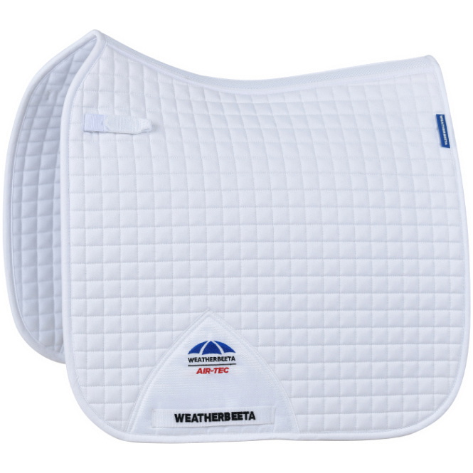 2025 Weatherbeeta Prime Air-Tec Dressage Saddle Pad 1028250 - White